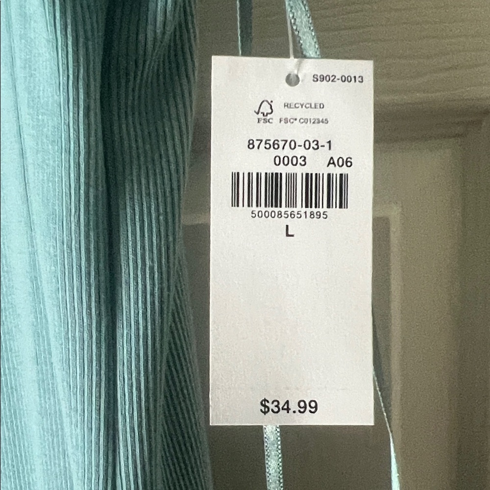 Ribbed Blue Maxi Dress - Picture 2 of 4